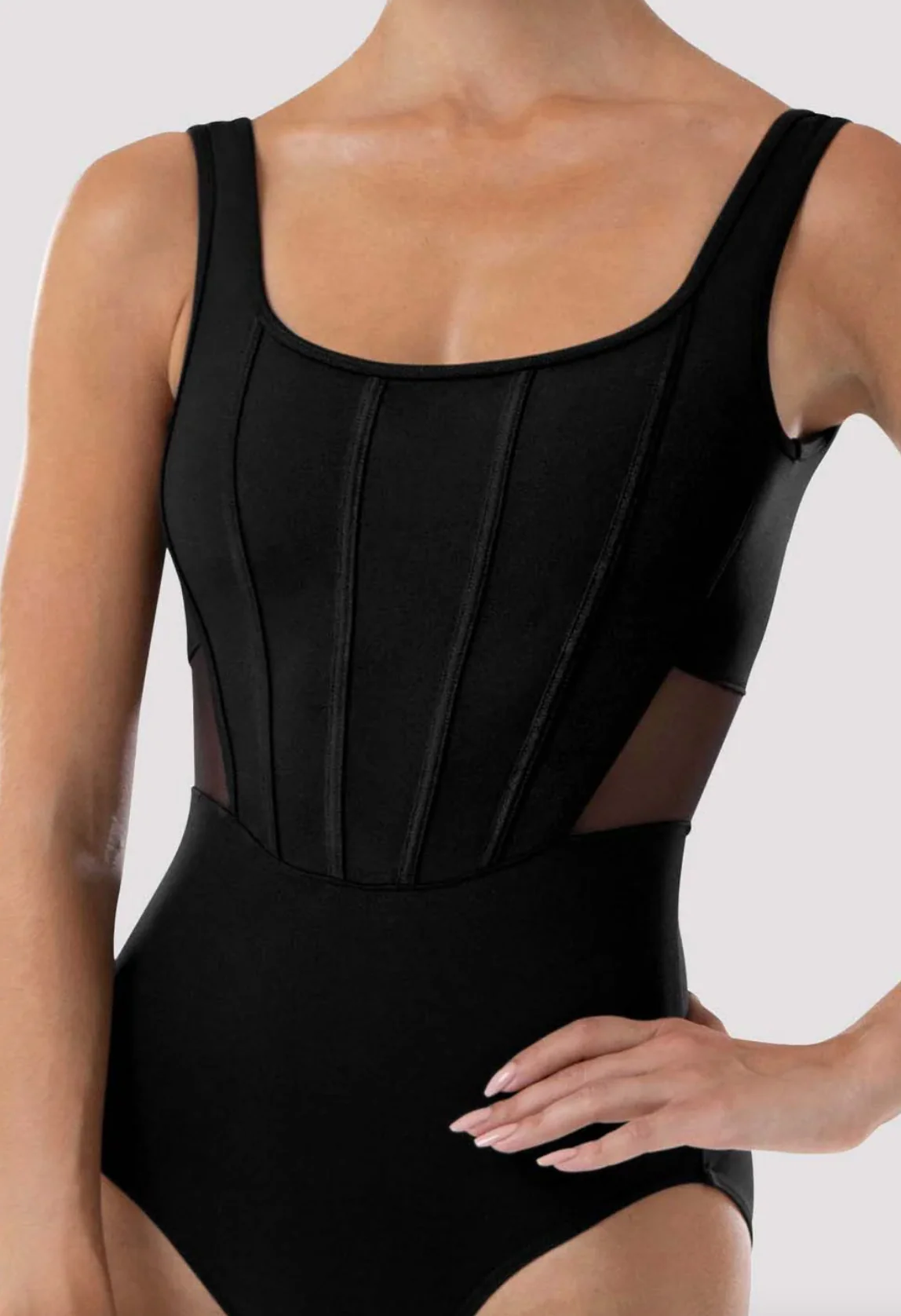 Abby Square Neck Tank Leotard - Image 3