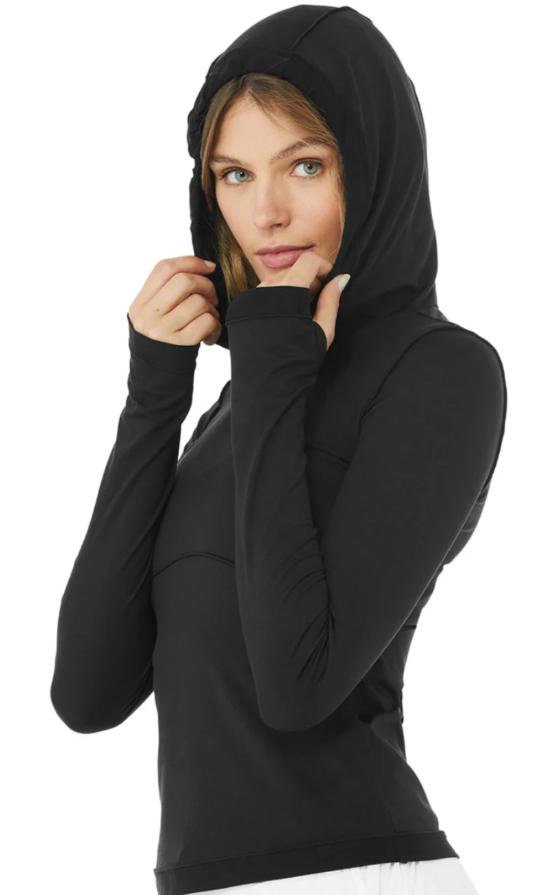 Alosoft Hooded Runner Long Sleeve - Image 3