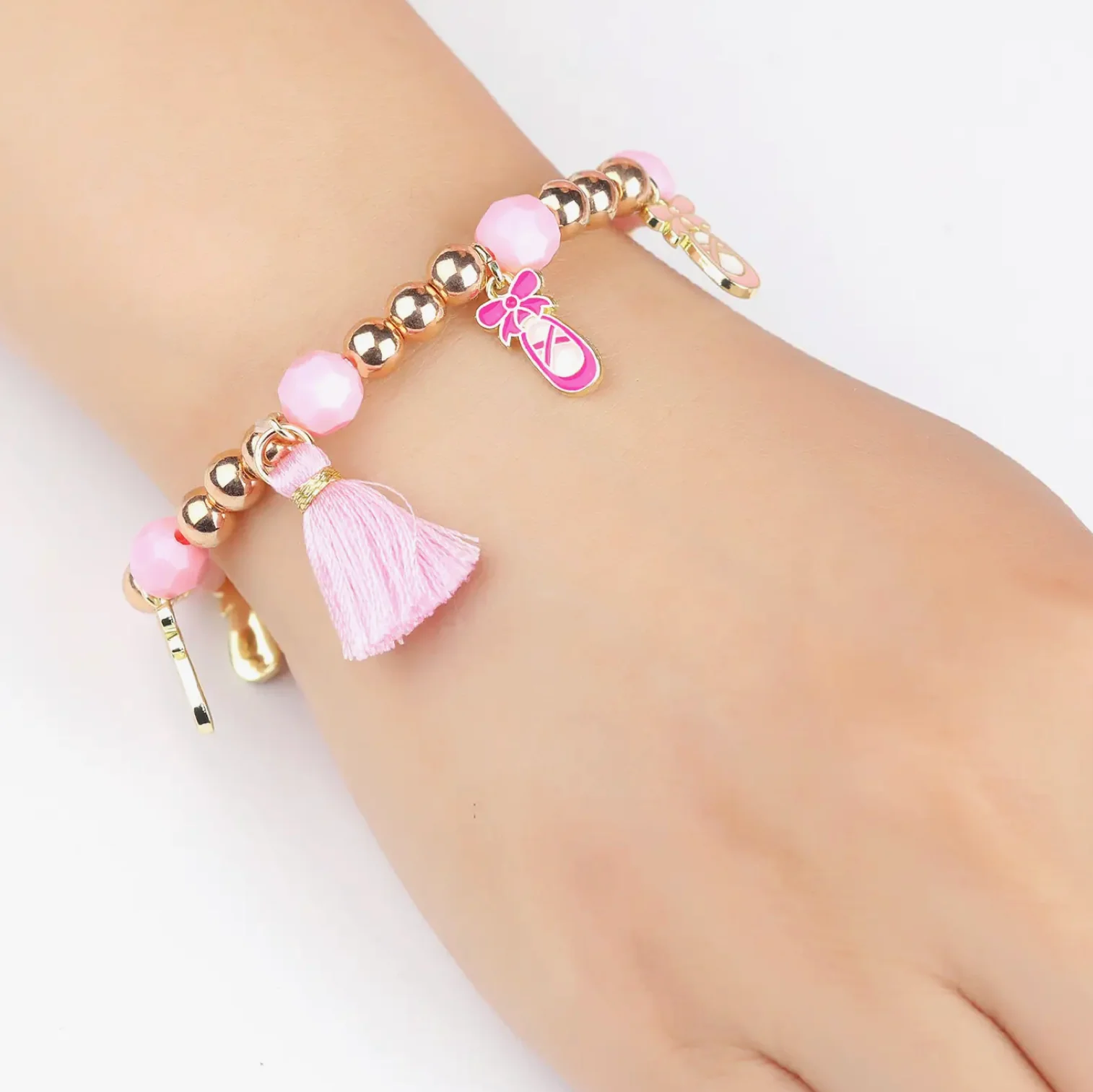 Beaded Bracelet w/ Tassel - Image 3