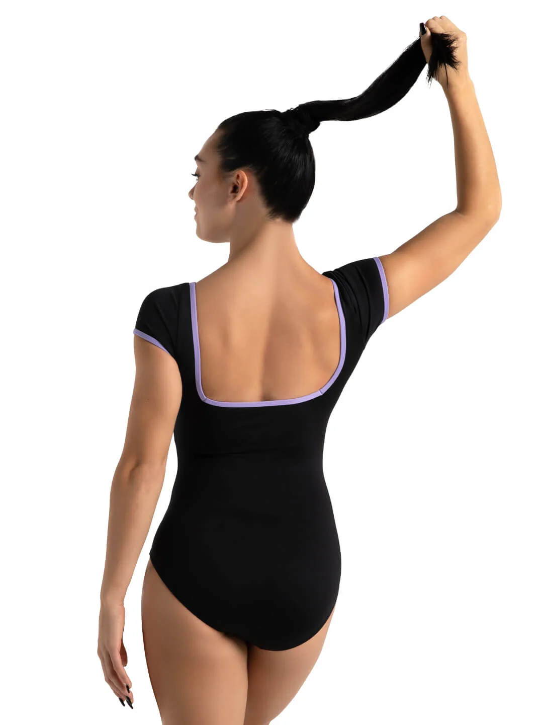 Colorpop SS Square Back Leotard - Adult - Image 2