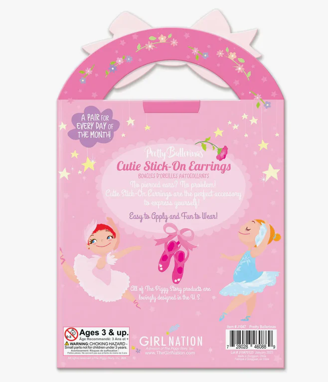 Cutie Earring & Nail Sticker Gift Set - Image 3