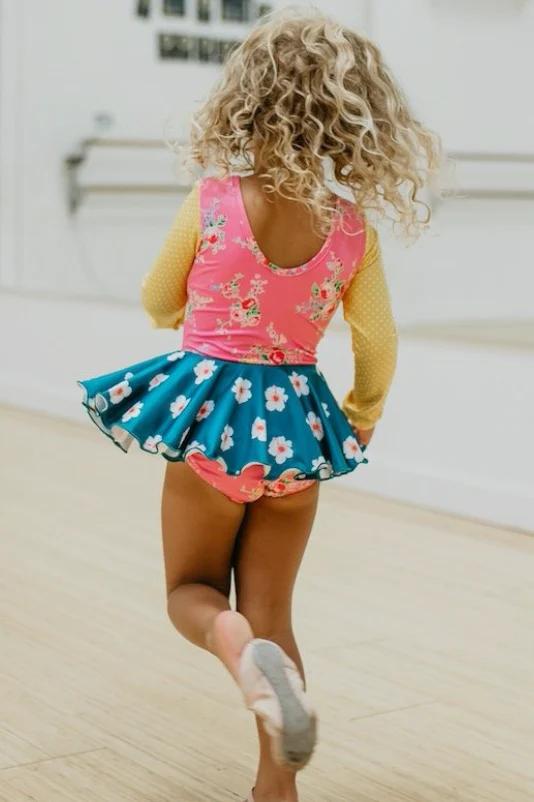Long Sleeve Skirted Leotard - Image 11