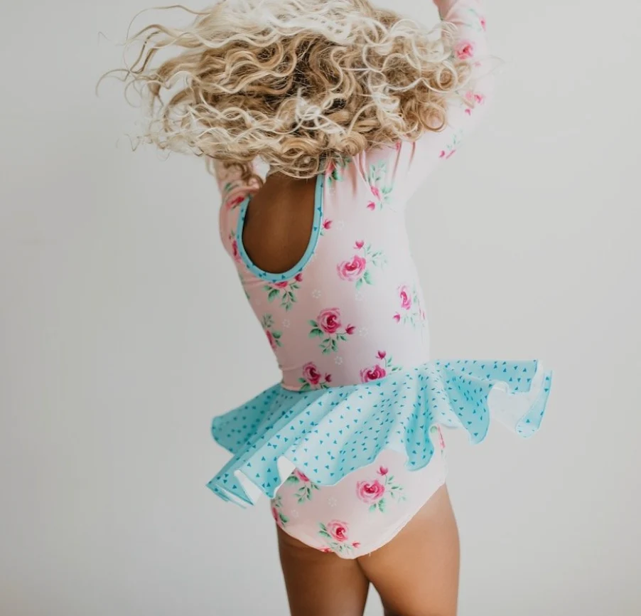 Long Sleeve Skirted Leotard - Image 6