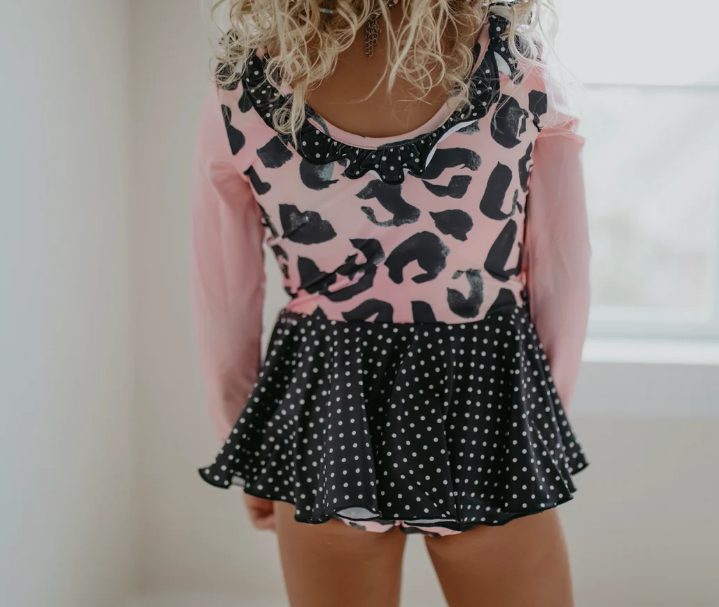 Long Sleeve Skirted Leotard - Image 8