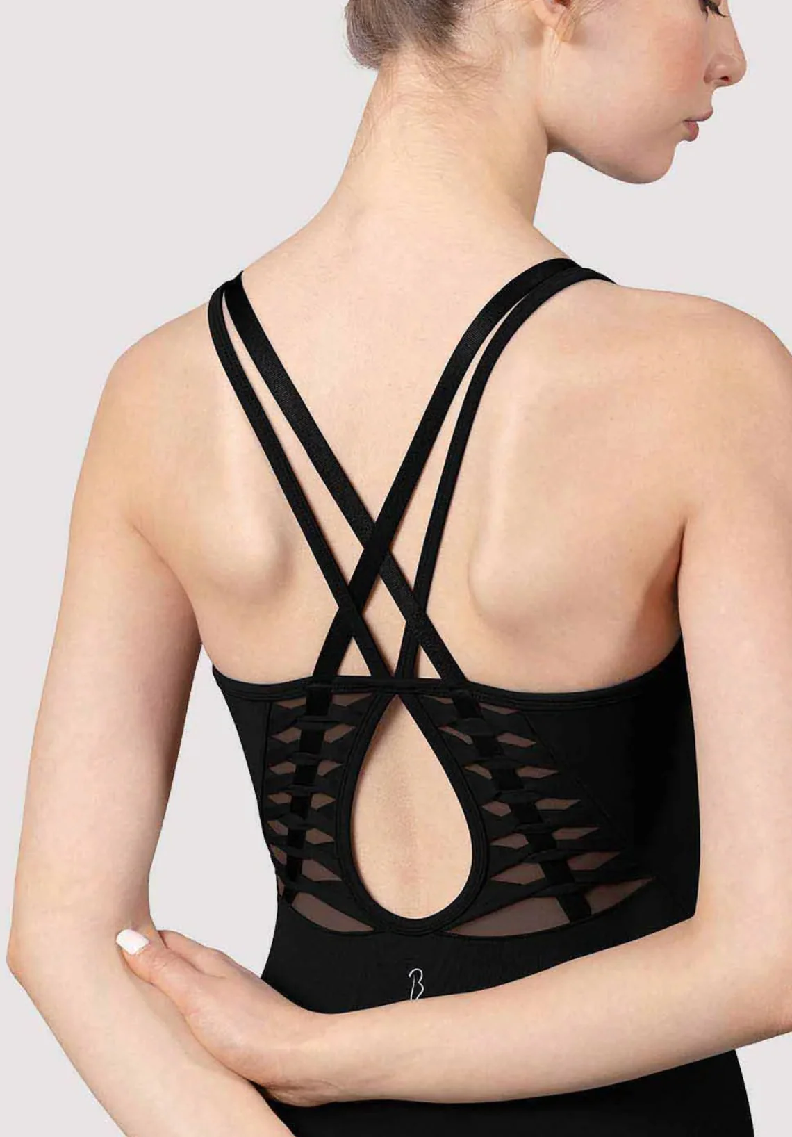Lucey Cross Back Weave Leotard - Image 3