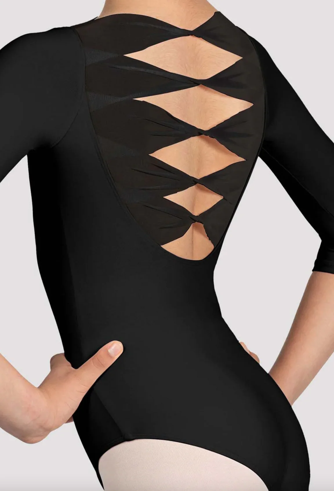 Mirella Glow Girl 3/4 Sleeve Leotard - Image 2