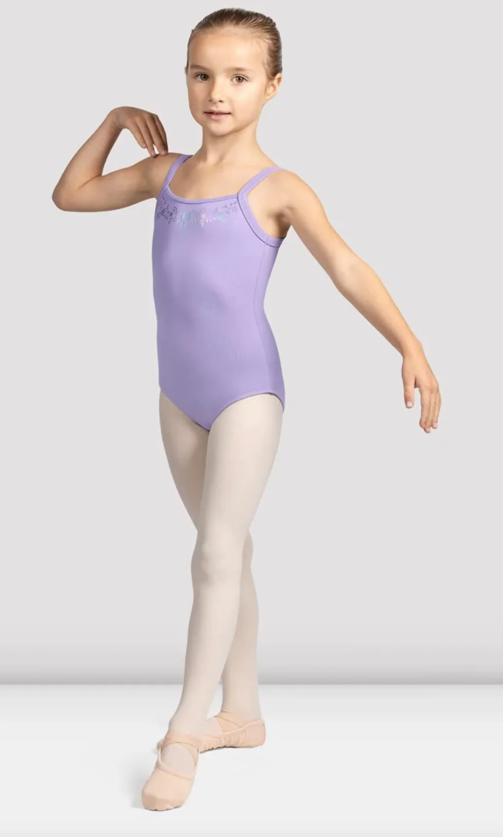 Mirella Glow Girl Twist Back Camisole Leotard