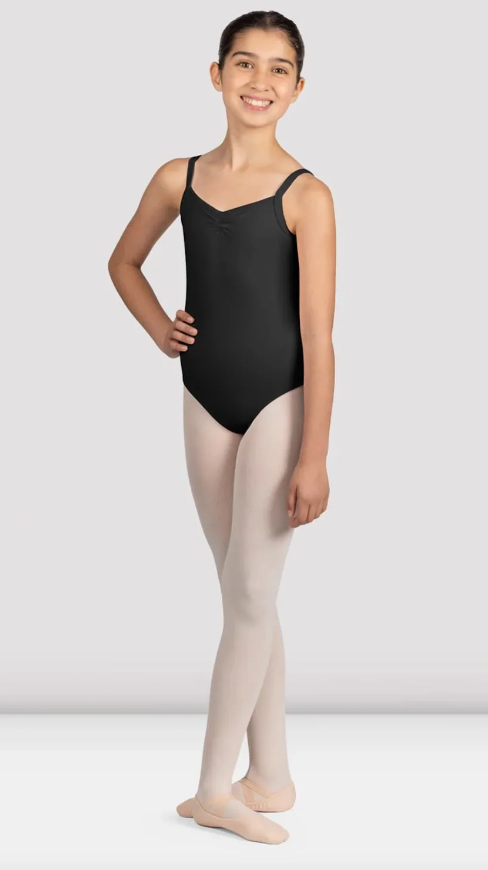 Mirella Glow Girl V Neck Cami Leotard - Image 3