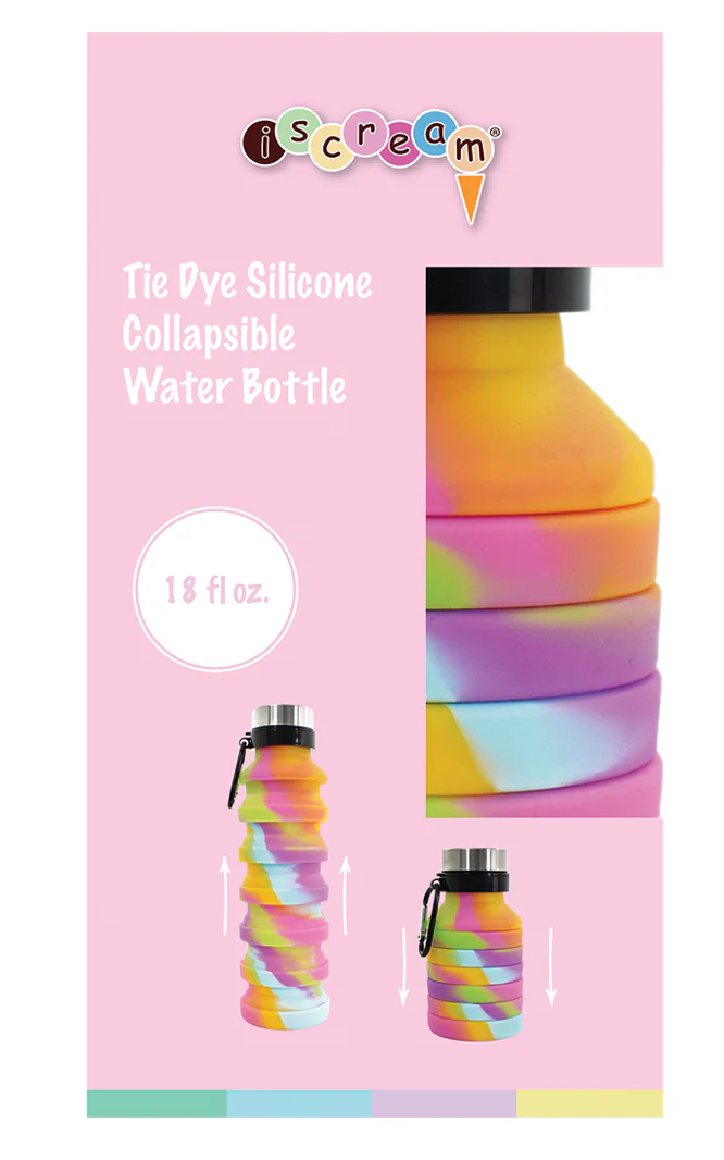 Tie-Dye Collapsible Water Bottle - Image 9