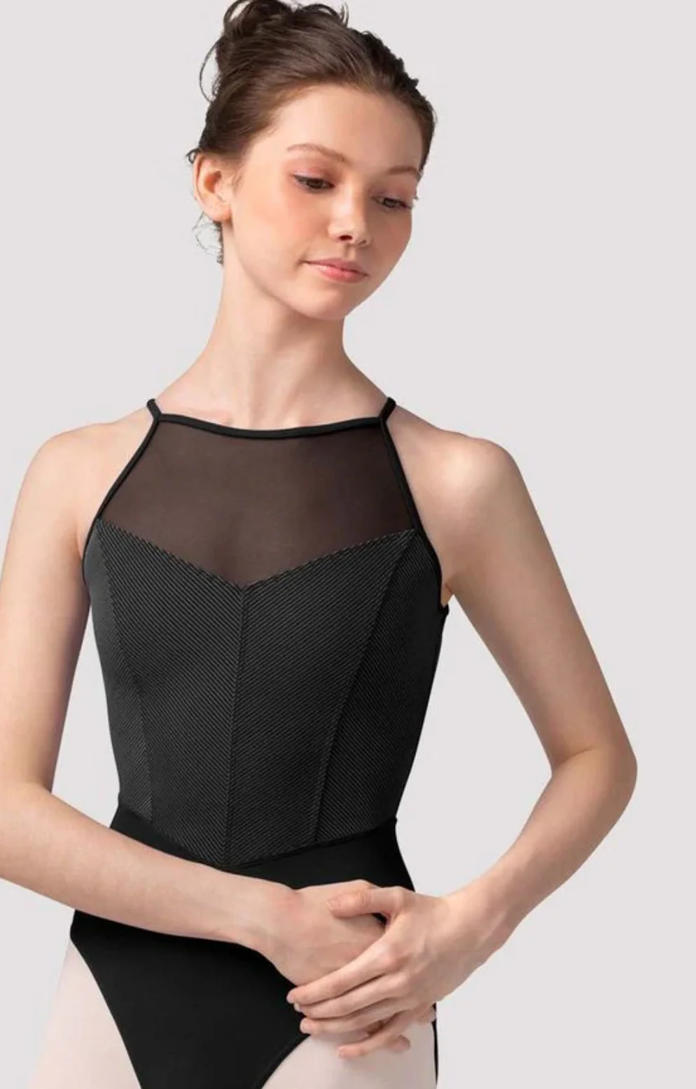 Zephyr Stripe Halterneck Leotard - Adult